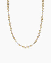 Tennis Necklace in 18K Yellow Gold with Diamonds, 4.7mm